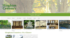 Desktop Screenshot of hinghamcemetery.org